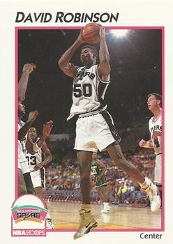 1991 NBAHoops #41 David Robinson - Standard