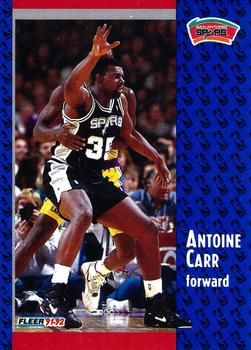 1991 FLEER #353 Antoine Carr - Standard