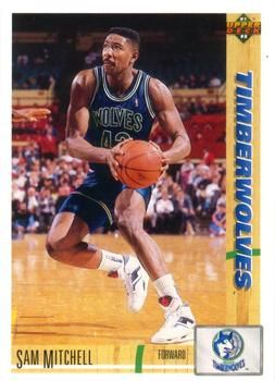 1991 Upper Deck Timberwolves #309 Sam Mitchell - Standard