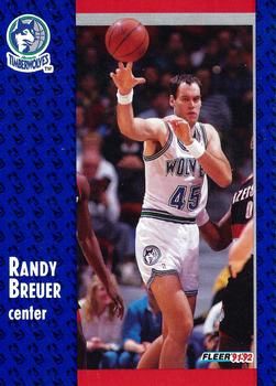 1991 FLEER #317 Randy Breuer - Standard