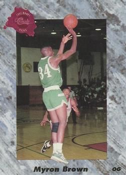 1991 Classic #172 Myron Brown - Standard