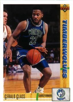 1991 Upper Deck Timberwolves #307 Gerald Glass - Standard