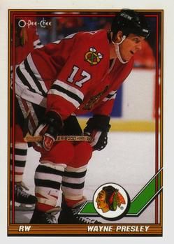 1991 O-Pee-Chee #385 Wayne Presley - Standard