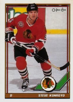 1991 O-Pee-Chee #366 Steve Konroyd - Standard