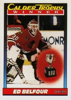 1991 O-Pee-Chee #518 Ed Belfour - Standard