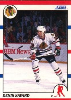 1990 Score American #125 Denis Savard - Standard