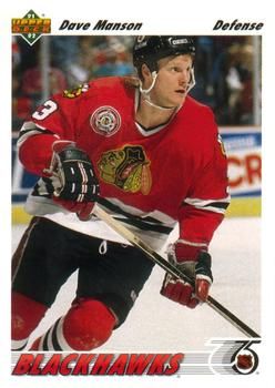 1991 Upper Deck #280 Dave Manson - Standard