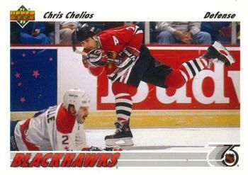 1991 Upper Deck #354 Chris Chelios - Standard