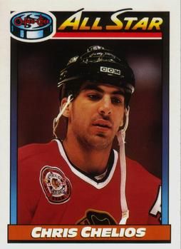 1991 O-Pee-Chee #268 Chris Chelios - Standard