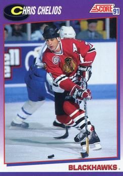 1991 Score American #235 Chris Chelios - Standard