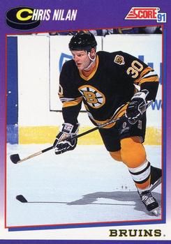 1991 Score American #197 Chris Nilan - Standard