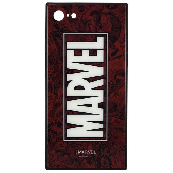 MV-130C MARVEL Square Glass Case for iPhone 8/7 (Comic) by gourmandise