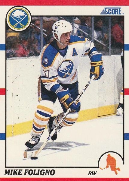 1990 Score American #133 Mike Foligno - Standard