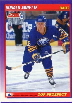 1991 Score American #389 Donald Audette - Standard