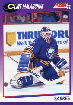 1991 Score American #438 Clint Malarchuk - Standard