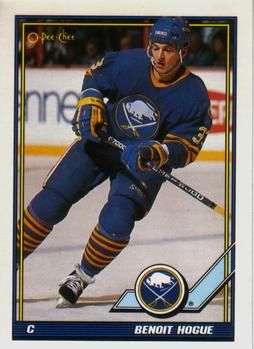 1991 O-Pee-Chee #292 Benoit Hogue - Standard