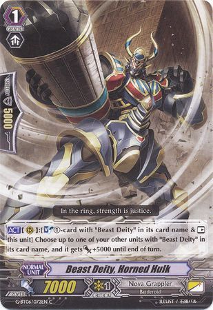 G-BT06/072EN (C) Beast Deity, Horned Hulk