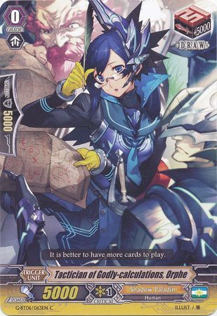 G-BT06/063EN (C) Tactician of Godly-calculations, Orphe