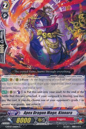 G-BT07/066EN (C) Apex Dragon Mage, Kinnara