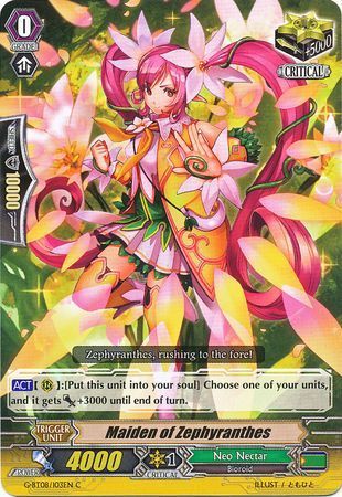 G-BT08/103EN (C) Maiden of Zephyranthes