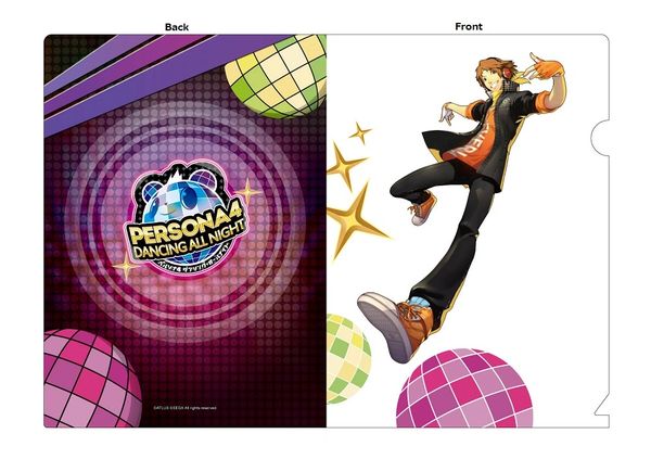 A5 Size Clear File Folder "Persona 4: Dancing All Night (Yosuke)" by Contents Seed