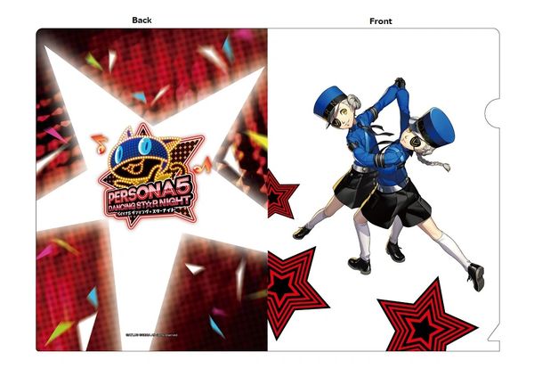 A5 Size Clear File Folder "Persona 5: Dancing Star Night (Caroline & Justine)" by Contents Seed