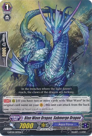 G-BT09/097EN (C) Blue Wave Dragon, Submerge Dragon