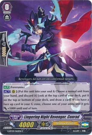 G-BT09/062EN (C) Lingering Night Revenger, Conrad