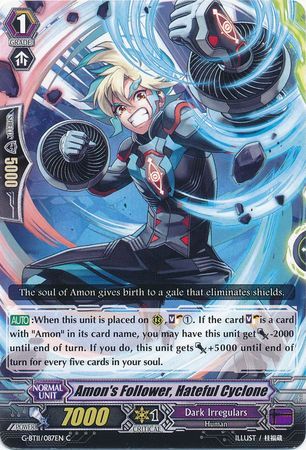 G-BT11/087EN (C) Amon's Follower, Hateful Cyclone