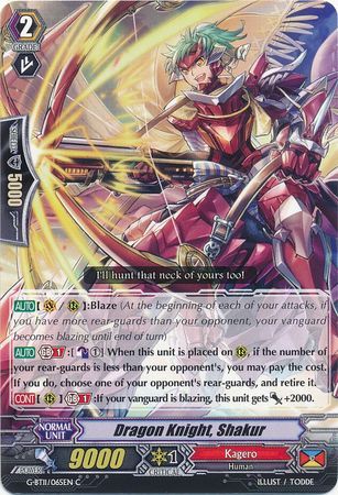 G-BT11/065EN (C) Dragon Knight, Shakur