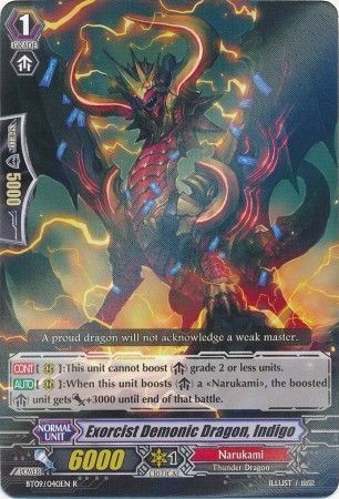 BT09/040EN (R) Exorcist Demonic Dragon, Indigo