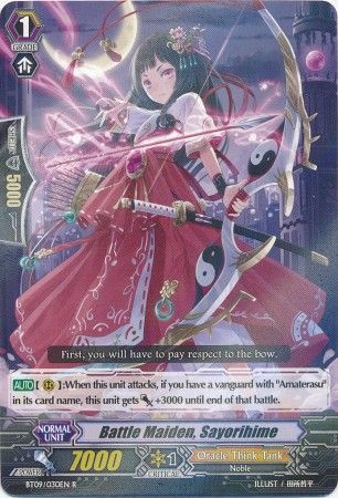 BT09/030EN (R) Battle Maiden, Sayorihime