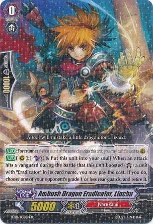 BT10/038EN (R) Ambush Dragon Eradicator, Linchu