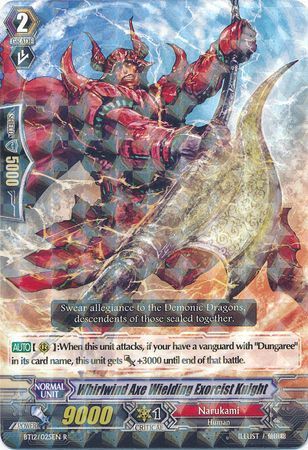 BT12/025EN (R) Whirlwind Axe Wielding Exorcist Knight