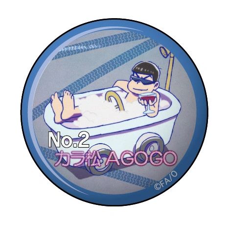 Can Clip Badge Vol.3 "Osomatsu-san (Karamatsu A Go Go)" by Twinkle