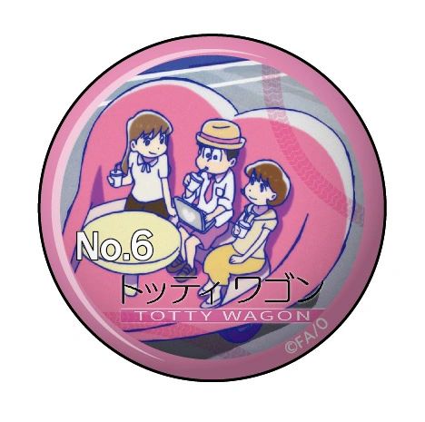 Can Clip Badge Vol.3 "Osomatsu-san (Totty Wagon)" by Twinkle