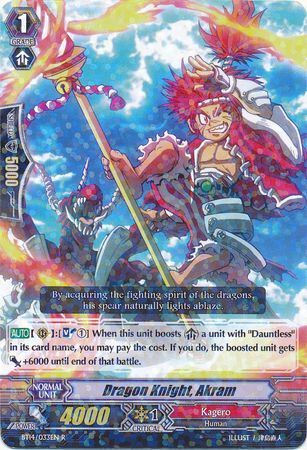 BT14/033EN (R) Dragon Knight, Akram