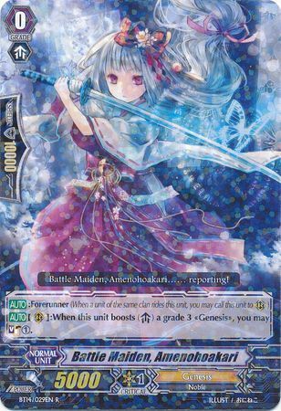 BT14/029EN (R) Battle Maiden, Amenohoakari