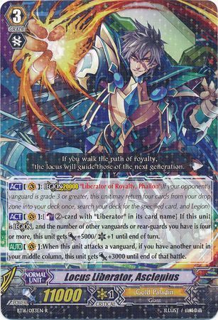 BT16/033EN (R) Locus Liberator, Asclepius