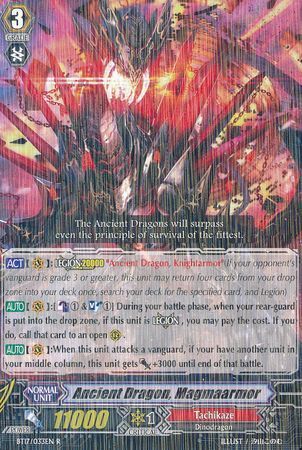 BT17/033EN (R) Ancient Dragon, Magmaarmor