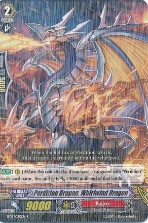 BT17/030EN (R) Perdition Dragon, Whirlwind Dragon