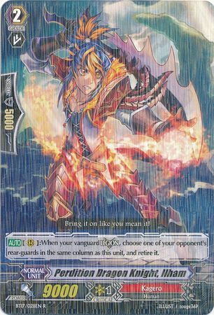 BT17/028EN (R) Perdition Dragon Knight, Ilham