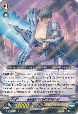 G-BT01/022EN (R) Knight of Greatspear