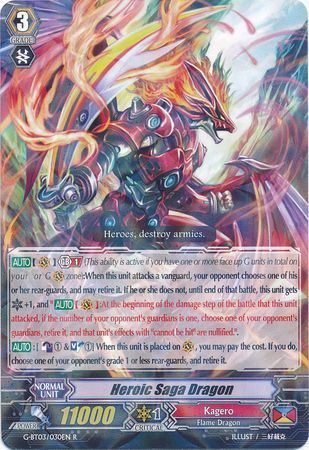 G-BT03/030EN (R) Heroic Saga Dragon