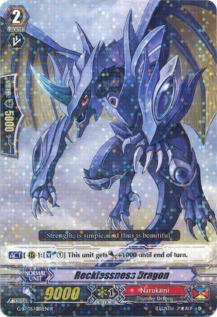 G-BT05/031EN (R) Recklessness Dragon