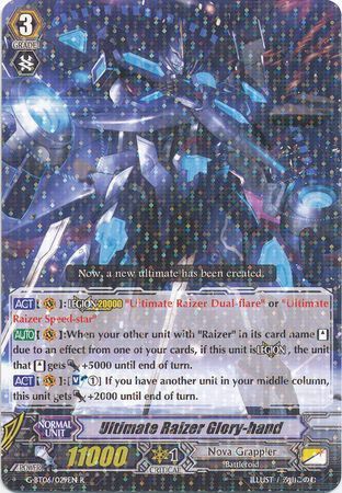 G-BT06/029EN (R) Ultimate Raizer Glory-hand