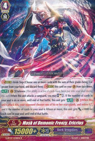 G-BT07/038EN (R) Mask of Demonic Frenzy, Ericrius