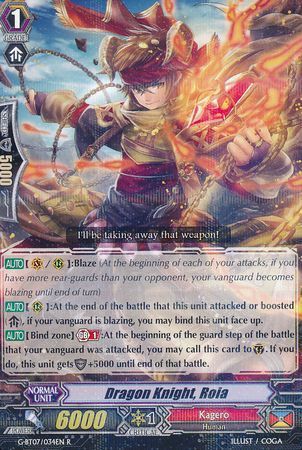 G-BT07/034EN (R) Dragon Knight, Roia