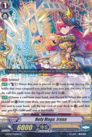 G-BT07/030EN (R) Holy Mage, Irena