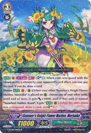 G-BT08/041EN (R) Summer's Height Flower Maiden, Marjukka